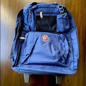 Blue Transworld USA Rolling Backpack